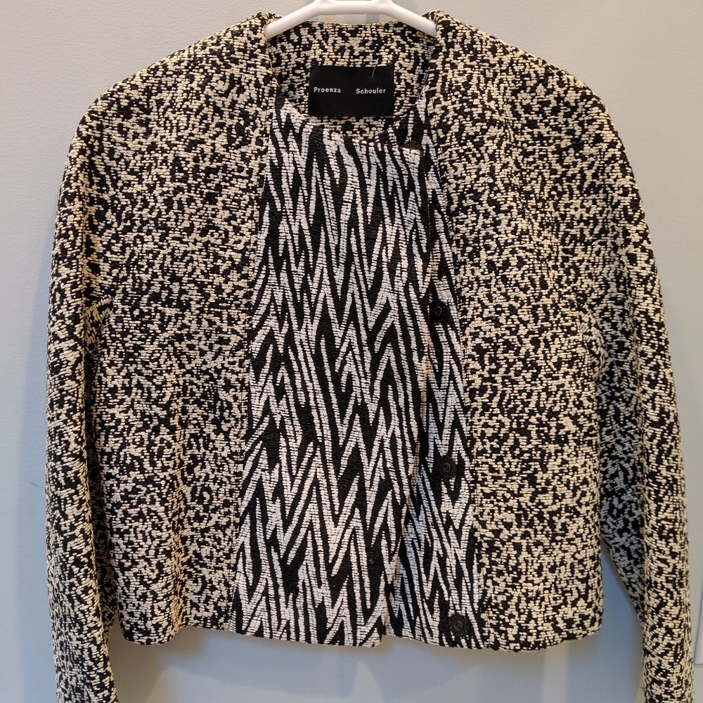 Proenza Schouler black and white jacket